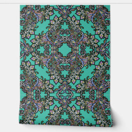 A Tribute to Italian Renaissance on Emerald Behang