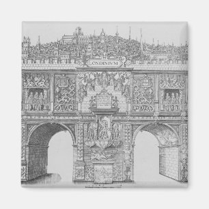 A Triumphal Arch, gegraveerd door William Kip, 160 Magneet