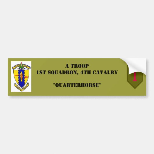 A-Troop bumper sticker (Voorkant)