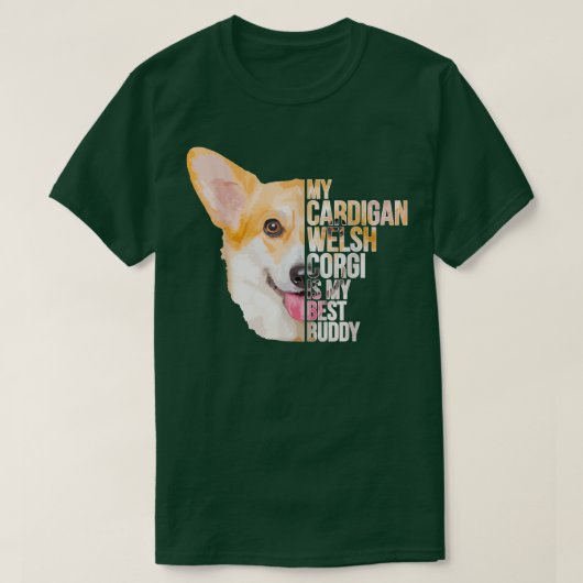 A True Friend cardigan welsh corgi Tshirt Gifts Do (Design devant)