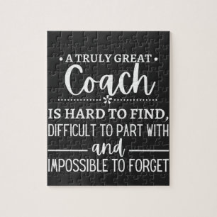 A Truly Great Coach is hard find Legpuzzel