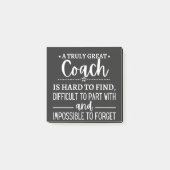 A Truly Great Coach is hard find Post-it® Notes (Voorkant)