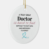A Truly GreatA Truly Great Doctor – Personalized Keramisch Ornament (Rechts)