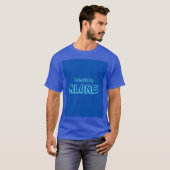 A Tshirt of blue colour. (Devant entier)