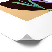 A tulip and its shadow — but with a twist. poster (Hoek)