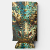 A Turquoise and Gold Dragon Mystical (Achterkant)