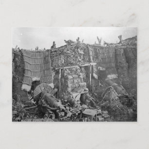 A Two Pistool Battery during the Crimean War, c.18 Briefkaart