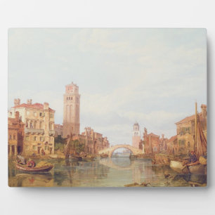 A Uitzicht Verona, 1848 (olie op doek) Fotoplaat