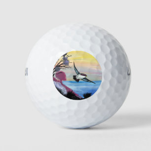 A Uitzicht vogels Golfballen
