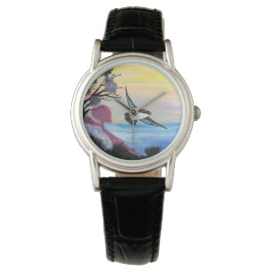 A Uitzicht vogels Horloge