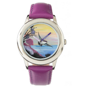 A Uitzicht vogels Horloge