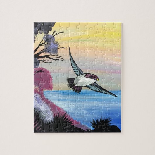 A Uitzicht vogels Legpuzzel (Verticaal)