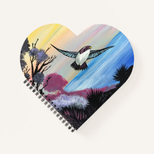 A Uitzicht vogels Notitieboek