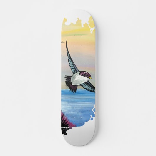 A Uitzicht vogels Skateboard (Voorkant)