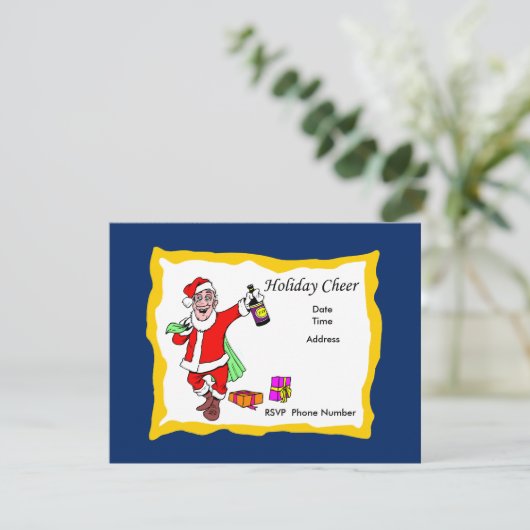 À une carte d'invitation beaucoup plus généreuse (Debout devant)