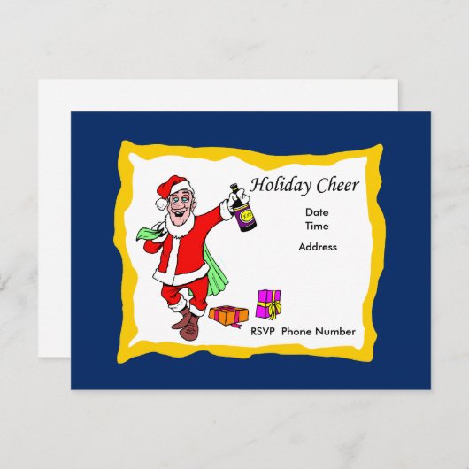 À une carte d'invitation beaucoup plus généreuse (Devant / Derrière)