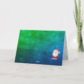 À une petite fille spéciale Joyeuse carte de Noël (Dos)