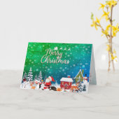 À une petite fille spéciale Joyeuse carte de Noël (Fleur jaune)