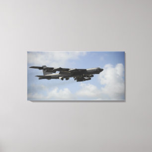 A US Air Force B-52 Stratofort in vlucht Canvas Afdruk