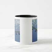 A US Air Force B-52 Stratofort Mok (Midden)