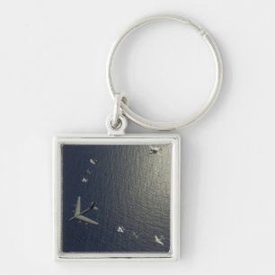 A US Air Force B-52 Stratofort vliegtuig Sleutelhanger