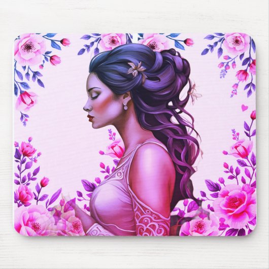 A Valentine's Day Gift Desktop Computer Mousepad Muismat (Voorkant)