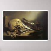 A Vanitas stillife, 1645 Poster (Voorkant)