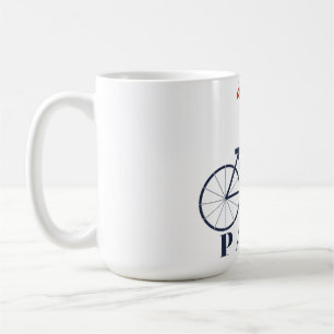 À Vélo Paris Vintage Vélo Baguette Panier Mug