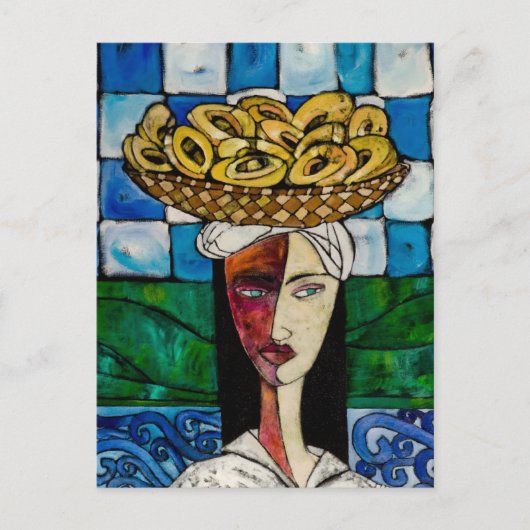 A vendedora de Chipas Briefkaart (Voorkant)