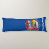 A verbluffende adelaar (1) lichaamskussen (Achterkant)