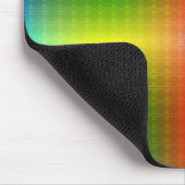 A vibrant mouse pad featuring a symmetrical rainbo muismat (Hoek)