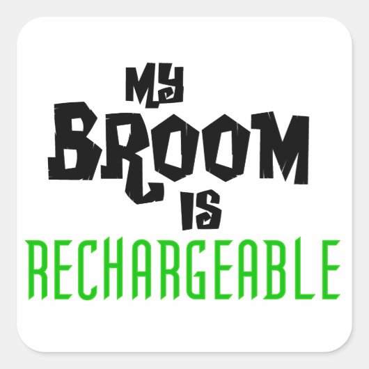 a vierkante sticker (Voorkant)