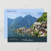 A View of Hallstatt Austria Briefkaart (Voorkant / Achterkant)