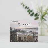 A View of Quebec City Quebec Canada Briefkaart (Staand voorkant)
