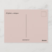 A View of St Johns Antigua Briefkaart (Achterkant)