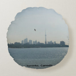 A view of Toronto Round Pillow Rond Kussen