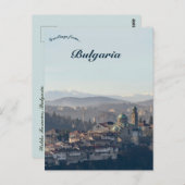 A View of Weliko Tarnowo Bulgaria Briefkaart (Voorkant / Achterkant)