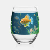 À Vin Sans Pied Beau verre d'eau potable (Recto)