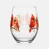 À Vin Sans Pied Charme Verre Cardinal Nord (Verso)