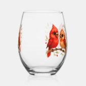 À Vin Sans Pied Charme Verre Cardinal Nord (Gauche)