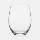 À Vin Sans Pied Ensemble "CUTE" Bow Bow Drinkware Set. Verre (Gauche)