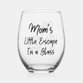 À Vin Sans Pied La petite évasion de maman dans un verre (Recto)