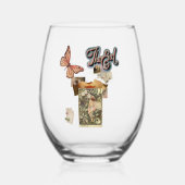 À Vin Sans Pied verre (Recto)