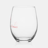 À Vin Sans Pied Verre de Noël (Droite)