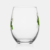 À Vin Sans Pied Verre de raisins (Gauche)