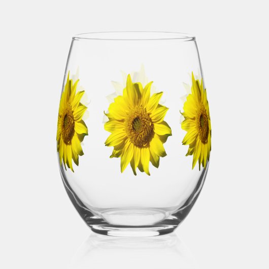 À Vin Sans Pied Verre de tournesol (Recto)