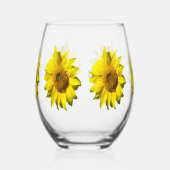 À Vin Sans Pied Verre de tournesol (Droite)