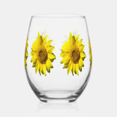 À Vin Sans Pied Verre de tournesol (Gauche)