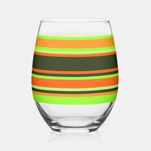À Vin Sans Pied Verre trié - Chaux, orange et mandarine