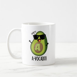 A-vocado grappige avocado woordspeling koffiemok